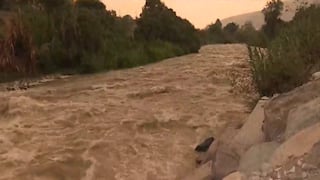 Chosica en peligro por feroz crecida del río Rímac: 9 mil personas serían afectadas