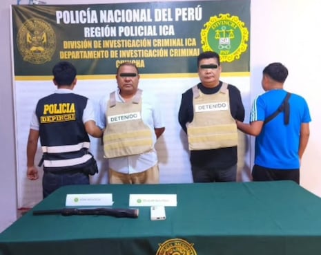 Chincha: detienen a dos presuntos integrantes de la banda “El clan de las sombras”