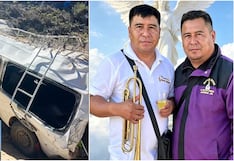 Dos músicos mueren tras caída de miniván al abismo en la carretera Interoceánica Nasca - Puquio