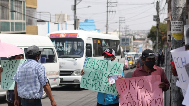 No hay marcha atrás con transporte informal en Arequipa