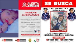 Huancavelica: Alerta amber por dos menores desaparecidos en solo 24 horas