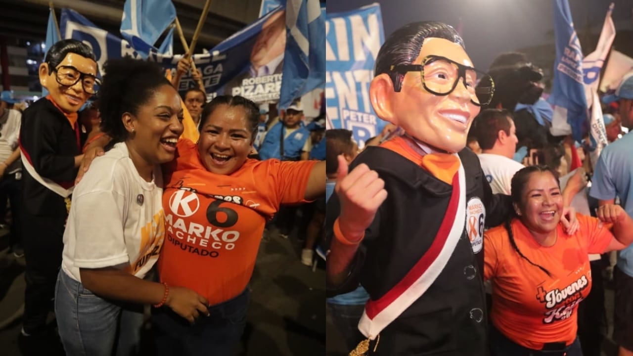 Simpatizantes de Fuerza Popular llegan los exteriores del CCL.
Fotos: Julio Reaño/@photo.gec