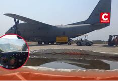 Incendio forestal en Lambayeque: FAP despliega avión Spartan pero vientos dificultan lanzamiento de agua