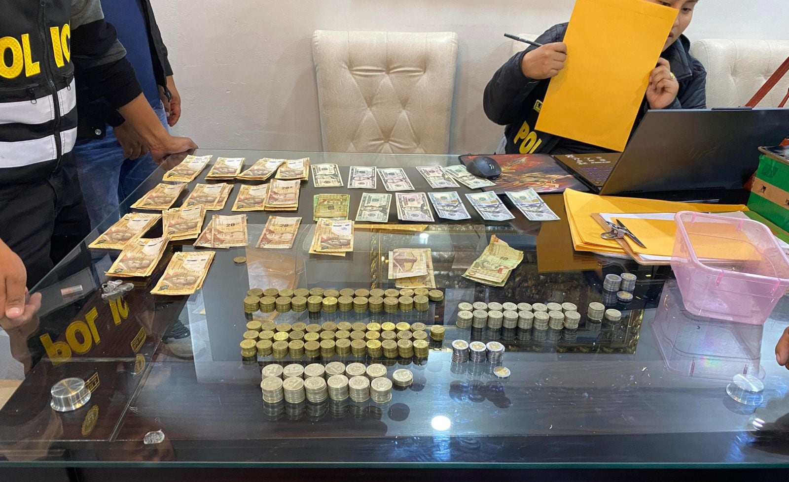 Desarticulan banda de “Los Vaticanos del Sur” en Arequipa por comercialización de drogas. Foto: PNP.