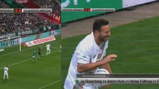 Claudio Pizarro anotó el primer gol en su partido de despedida desde Alemania (VIDEO)