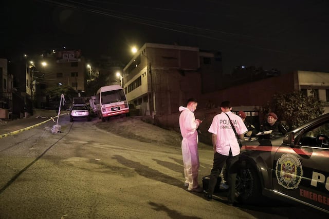 Asesinan a dos amigos en San Juan de Lurigancho (Fotos: Joel Alonzo/GEC)