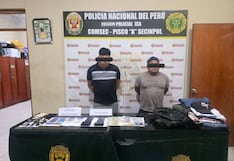 Pisco: caen presuntos integrantes de banda dedicada al hurto en cajeros automáticos