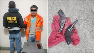 Palpa: Policía detiene a sujeto con armas de fuego y municiones durante intervención