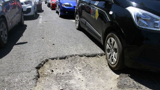 Cantidad de huecos en Av. Mariscal Castilla