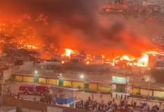 Gobierno anunció acciones inmediatas tras incendio en Pamplona Alta: “No están solos”