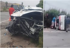 Camioneta sufre brutal despiste en la Panamericana Sur por Cerro Azul y deja heridos