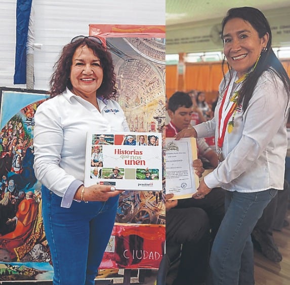 Mary Acuña y Marleny Portero en controversia.