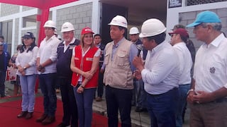 Mercedes Aráoz participa en inauguración de la Cámara de Bombeo y Redes de Alcantarillado 