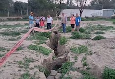 Ica: enormes grietas aparecen en el caserío de Pariña Grande y genera preocupación