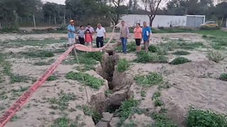 Ica: enormes grietas aparecen en el caserío de Pariña Grande y genera preocupación