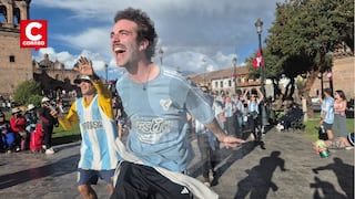 Turistas argentinos celebran en Cusco su pase a la final del Mundial 2026 (VIDEO)