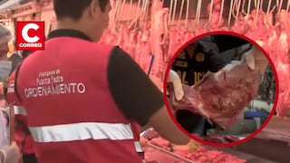 Puente Piedra: decomisan 30 kilos de carne de caballo en mal estado que se vendía como carne de res