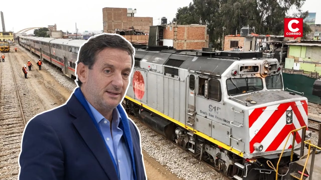 Renzo Reggiardo anuncia que adenda para el tren Lima–Chosica se firmaría en los próximos dos meses. Composición: Diario Correo.