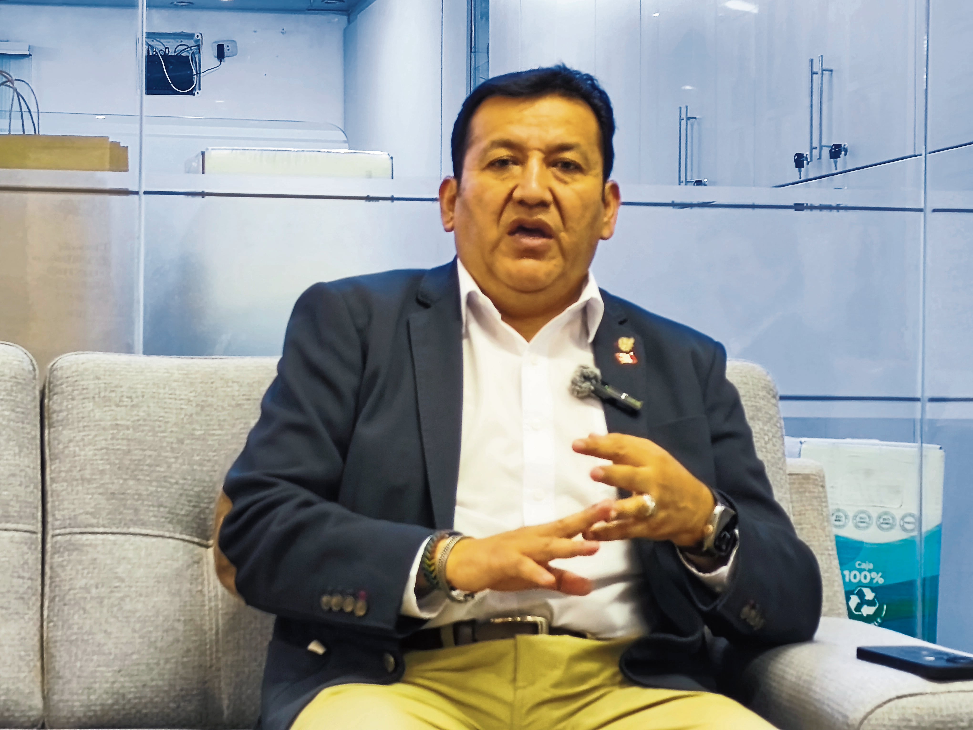 Representante del empresariado Wilfredo Espinoza cuestiona incremento salarial ahora. (Foto: Difusión)