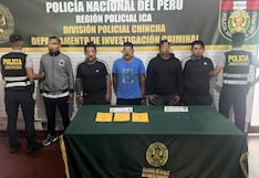 Chincha: nueve meses de prisión preventiva contra presuntos extorsionadores