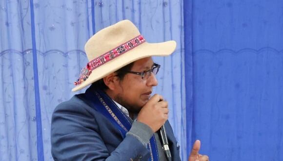 Consejero de la provincia de Carabaya, Héctor Aguilar, da a conocer situación de esa jurisdicción. Foto/Difusión.