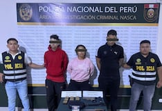 Desarticulan a “Los Goteros de Nasca” con armas, municiones y evidencias de extorsión