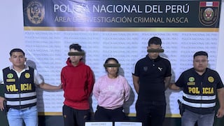 Desarticulan a “Los Goteros de Nasca” con armas, municiones y evidencias de extorsión