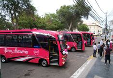 La municipalidad de Piura presenta una nueva empresa de transporte público