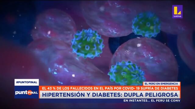 El 43% de los fallecidos por coronavirus en el Perú sufría de diabetes