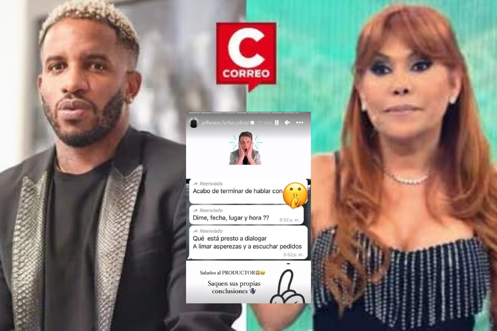 Magaly Medina contra Jefferson Farfán.