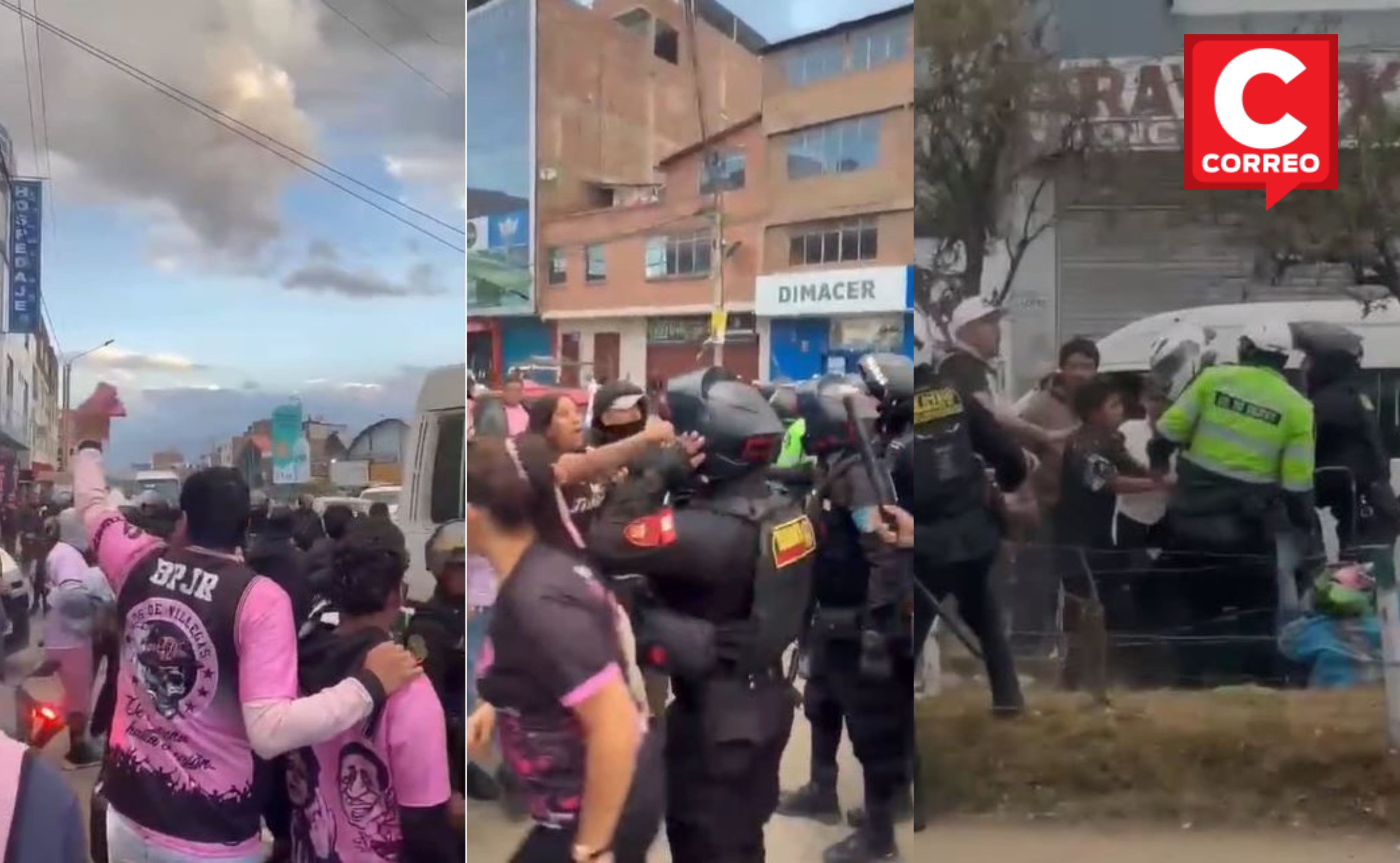 Hinchas del Sport Boys desataron el terror cerca a mercados de Huancayo