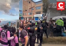 Hinchas del Sport Boys desataron el terror cerca a mercados de Huancayo