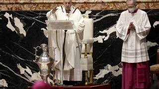 Semana Santa: el papa Francisco renuncia al lavado de pies del Jueves Santo 