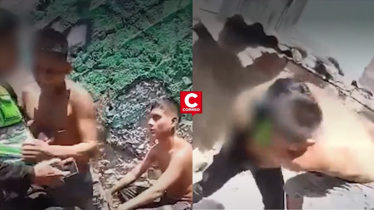 El Agustino: sujeto resulta herido tras intentar impedir intervención policial y quitar arma a un agente. Composición: Diario Correo.