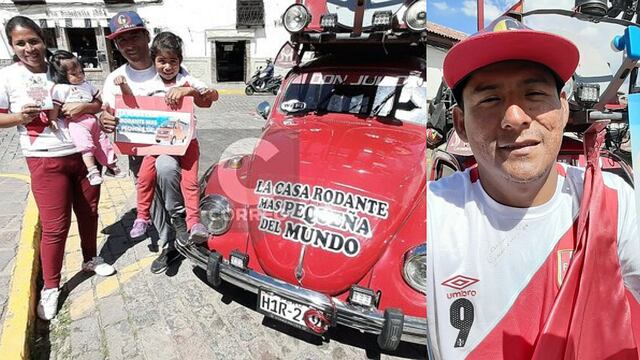  Peruano recorre Sudamérica con su familia en la 'Casa rodante más pequeña del mundo' (VIDEO)