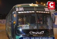 SJM: Chofer y niña resultan heridos tras ataque a balazos