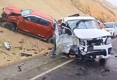 Arequipa: Choque entre dos camionetas deja dos heridos y daños materiales en Camaná