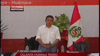 Humala encabezó Consejo de Ministros Descentralizado en Huánuco
