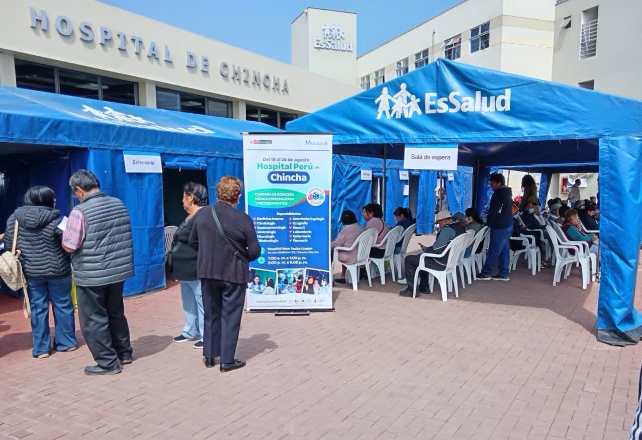 Chincha: campaña de salud integral en el hospital René Toche Groppo será hasta el 26 de agosto