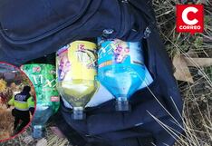 Escolares sorprendidas con mochila llena de licor en Concepción