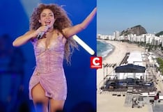 Brasil: trabajador muere durante montaje de escenario para el concierto de Shakira en Copacabana
