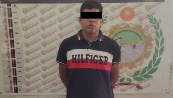 El intervenido, identificado como Luis Blas Rodríguez, le confesó a la Policía que participó en el crimen de un hombre en los exteriores de un sauna del distrito de Víctor Larco Herrera. (Foto: PNP)