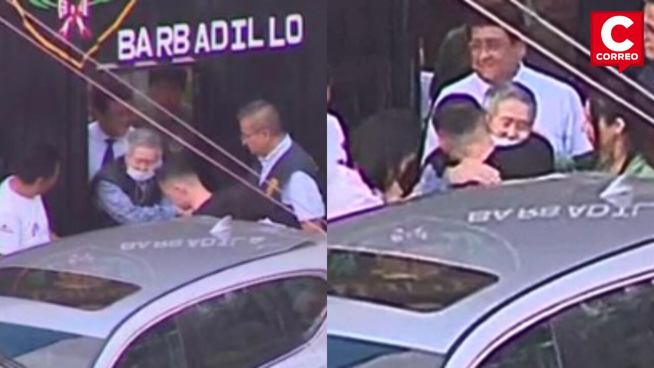 Alberto Fujimori y su hijo Kenji protagonizan tierno abrazo.