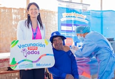 Más de 20 adultos mayores vacunados contra influenza y neumococo en Moquegua