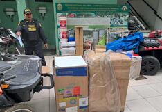 Chincha: recuperan mercadería valorizada en S/15 mil robadas por patinadores