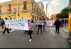 Ica: se manifiestan en contra de la extorsión y piden la derogación de la ley del crimen organizado