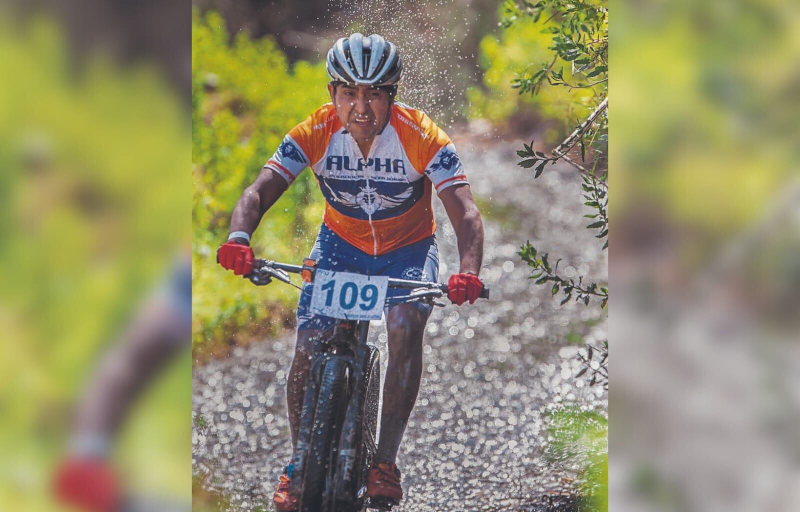 Deportista arequipeño en su mejor momento en ciclismo. Foto: GEC.