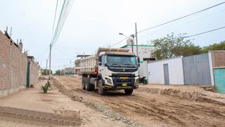 Ica: avanzan las pistas y veredas en el caserío San Martín, Alberto Fujimori, Tepro Alto y Ecológico