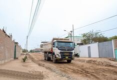 Ica: avanzan las pistas y veredas en el caserío San Martín, Alberto Fujimori, Tepro Alto y Ecológico