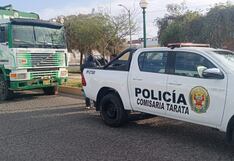 Tacna: Intervienen camión con cientos de sacos de harina de contrabando